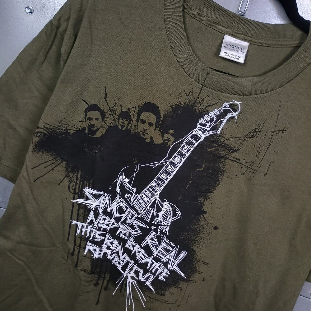 Needtobreathe Vintage Y2K Religious Rock Band T-shirt Large Cygnus Earthtone